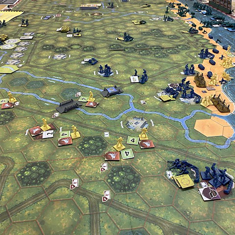 Crawley Wargames Club D-Day Landings Game, 1st June 2025